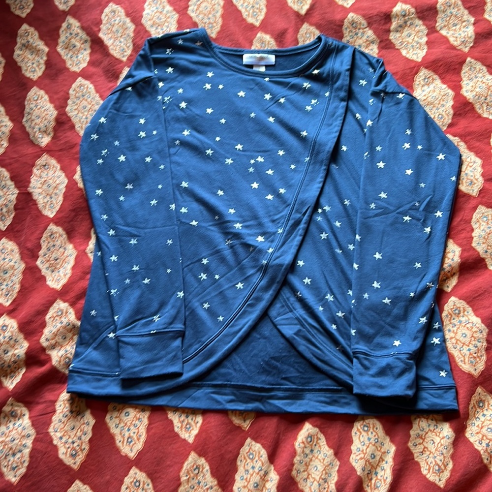 Motherhood Maternity Tulip-Style Nursing Sweatshirt - Picture 3 of 4